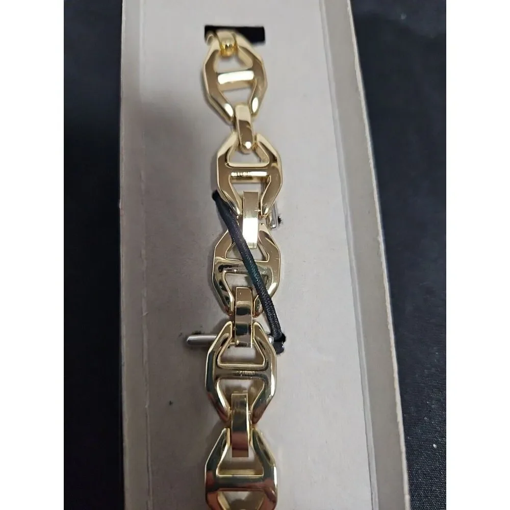 AVON LINKED WATCH‎ GOLDTONE Linked Bracelet Goldtone 7 3/4